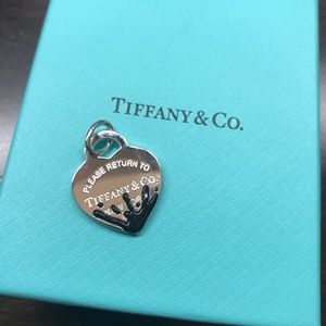 Tiffany & Co. silver and black splash charm